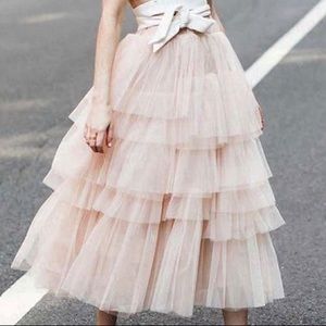 Pink Tulle Skirt